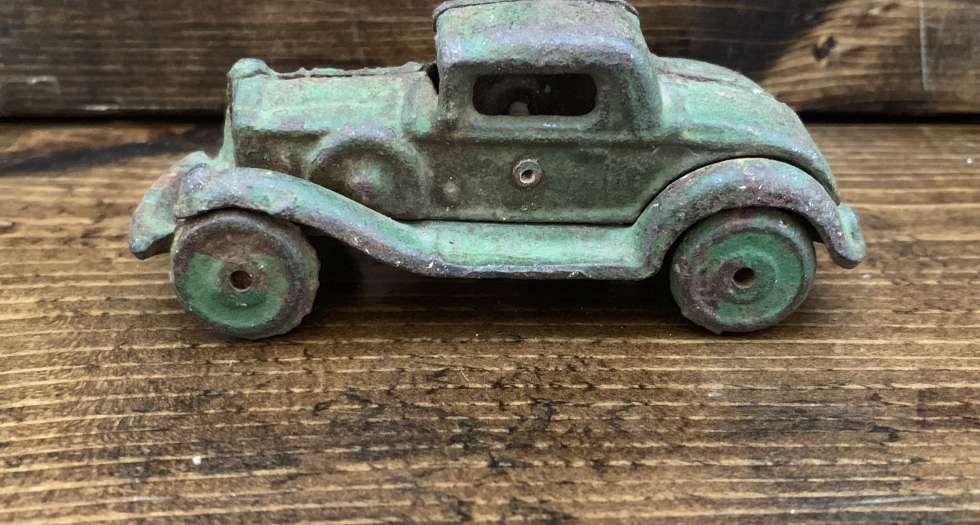 Cast Iron Car - Crossroad Antiques